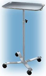 Mayo Instrument.Stand - w/casters - Stainless Steel