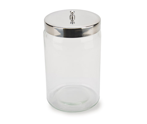 7X3 Jar with Stainless Steel Lid - Click Image to Close