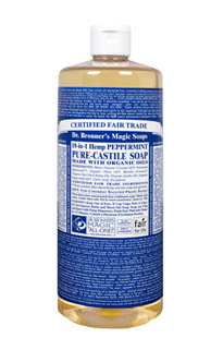 Dr. Bronner's Peppermint Soap - Click Image to Close