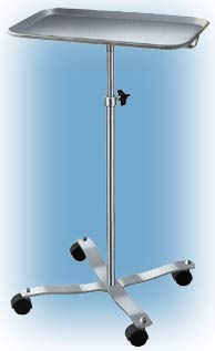 Mayo Instrument.Stand - w/casters - Stainless Steel - Click Image to Close