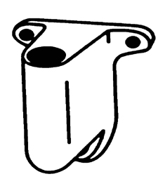 Luxo Wall Bracket - White - Click Image to Close